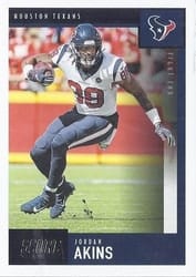 2020 Score Base Set Jordan Akins #93 card