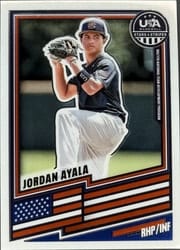 2026 Panini Stars & Stripes Prizm Base Set Jordan Ayala #181 card