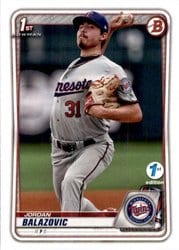 2020 Bowman 1st Edition Base Set Jordan Balazovic #BFE-123 card