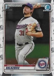 2020 Bowman Chrome Prospects Jordan Balazovic #BCP-123 card