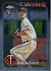 2024 Topps Chrome Base Set Jordan Balazovic #198 card