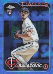 2024 Topps Chrome Sapphire Edition Base Set Jordan Balazovic #263 card