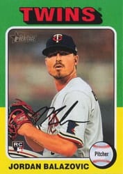2024 Topps Heritage Base Set Jordan Balazovic #680 card