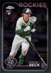 2024 Topps Chrome Update Base Set Jordan Beck #USC20 card