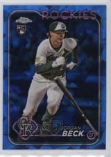 2024 Topps Chrome Update Sapphire Edition Base Set Jordan Beck #USCS269 card