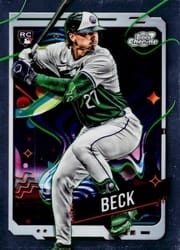 2024 Topps Cosmic Chrome Base Set Jordan Beck #180 card