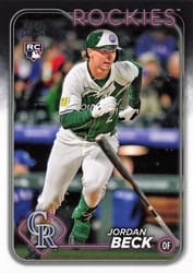 2024 Topps Japan Edition Base Set Jordan Beck #68 card
