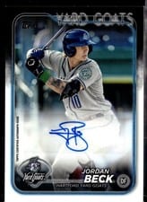 2024 Topps Pro Debut Autographs Jordan Beck #PD-172 card