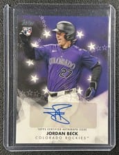 2024 Topps Update Baseball Stars Autographs Jordan Beck #BSAU-BEC card