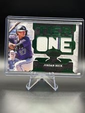 2025 Topps Tier One Die-Cut Relics Jordan Beck #T1RD-JB card