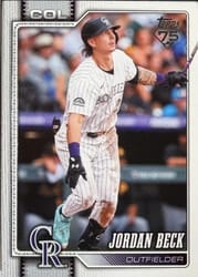 2026 Topps Base Set Jordan Beck #12 card