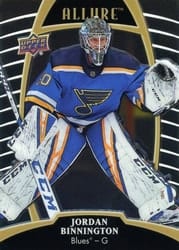 2019-20 Upper Deck Allure Base Set Jordan Binnington #48 card