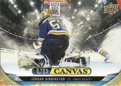 2024-25 Upper Deck UD Canvas Jordan Binnington #C171 card