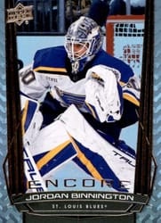 2025-26 Upper Deck Encore Jordan Binnington #E-97 card