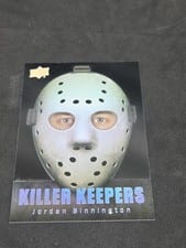 2025-26 Upper Deck Killer Keepers Jordan Binnington #KK-13 card