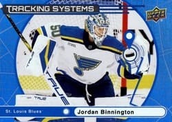 2025-26 Upper Deck Tracking Systems Jordan Binnington #TS-25 card