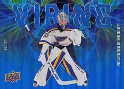 2025-26 Upper Deck Vibing Jordan Binnington #VB-1 card
