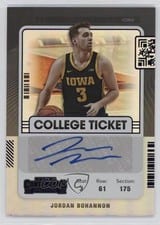 2022 Panini Chronicles Draft Picks Contenders College Ticket Autograph Jordan Bohannon #CT-JBO card
