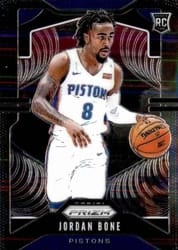2019-20 Panini Prizm Base Set Jordan Bone #291 card
