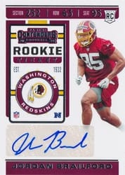 2019 Panini Contenders Base Set Jordan Brailford #233 card