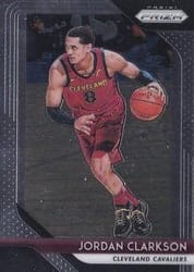 2018-19 Panini Prizm Base Set Jordan Clarkson #190 card