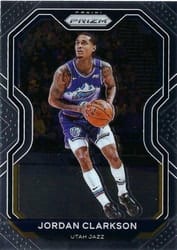 2020-21 Panini Prizm Base Set Jordan Clarkson #135 card