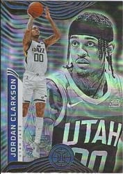 2021-22 Panini Illusions Base Set Jordan Clarkson #36 card