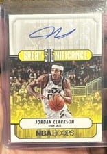 2022-23 Hoops Great SIGnificance Jordan Clarkson #GS-JCK card