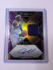 2023-24 Panini Select X-Factor Memorabilia Signatures Jordan Clarkson #XFS-CLK card