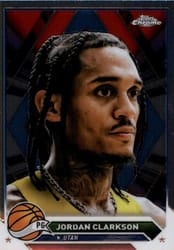 2023-24 Topps Chrome Base Set Jordan Clarkson #159 card