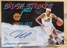 2023 Panini Court Kings Brush Strokes Jordan Clarkson #BR-JDN card