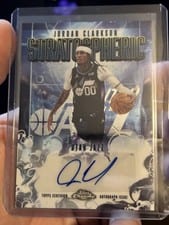 2025-26 Topps Chrome Stratospheric Signatures Jordan Clarkson #SM-JC card
