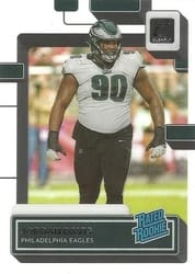 2022 Clearly Donruss Base Set Jordan Davis #96 card