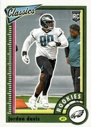 2022 Panini Classics Base Set Jordan Davis #196 card