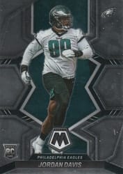 2022 Panini Mosaic Base Set Jordan Davis #370 card