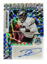 2022 Panini Mosaic Rookie Autographs Mosaic Jordan Davis #RAM-JDA card