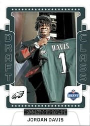 2022 Panini Rookies & Stars Draft Class Jordan Davis #DC-17 card