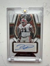 2022 Panini Select Draft Picks Rookie Signatures Jordan Davis #RS-JDA card