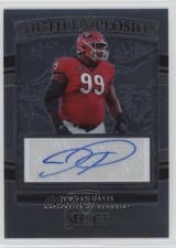 2022 Panini Select Draft Picks Youth Explosion Signatures Jordan Davis #YE-JDA card