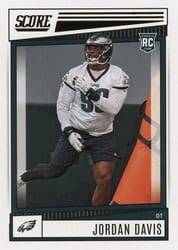 2022 Score Base Set Jordan Davis #357 card