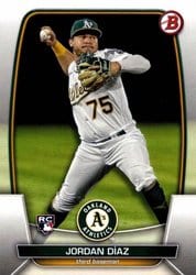 2023 Bowman Base Set Jordan Diaz #61 card