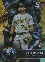 2023 Bowman Platinum Base Set Jordan Diaz #27 card