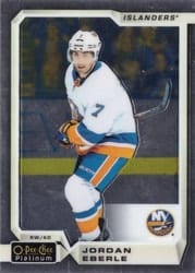 2018-19 O-Pee-Chee Platinum Base Set Jordan Eberle #83 card