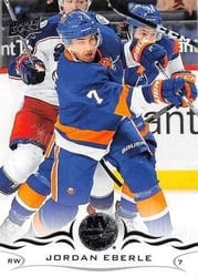 2018-19 Upper Deck Base Set Jordan Eberle #117 card
