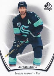 2021-22 SP Authentic Base Set Jordan Eberle #76 card