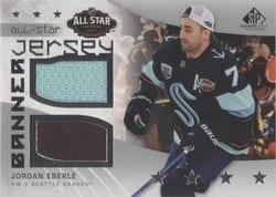 2022-23 SP Game Used 2022 NHL All-Star Game Jersey-Banner Relics Jordan Eberle #ASJB-JE card
