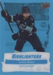 2022-23 Upper Deck Highlighters Jordan Eberle #HL-7 card