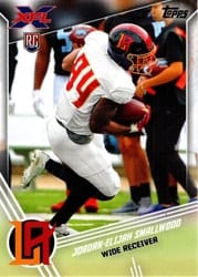2020 Topps XFL Base Set Jordan-Elijah Smallwood #50 card