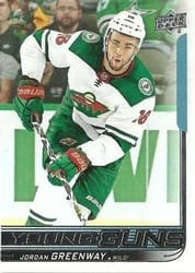 2018-19 Upper Deck Base Set Jordan Greenway #213 card