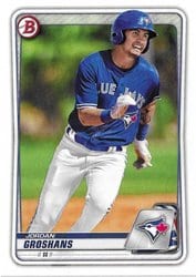2020 Bowman Draft Base Set Jordan Groshans #BD-32 card